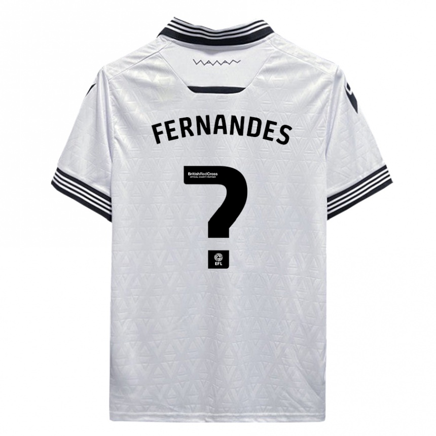 Niño Fútbol Camiseta Bruno Fernandes #0 Blanco 2ª Equipación 2023/24 México