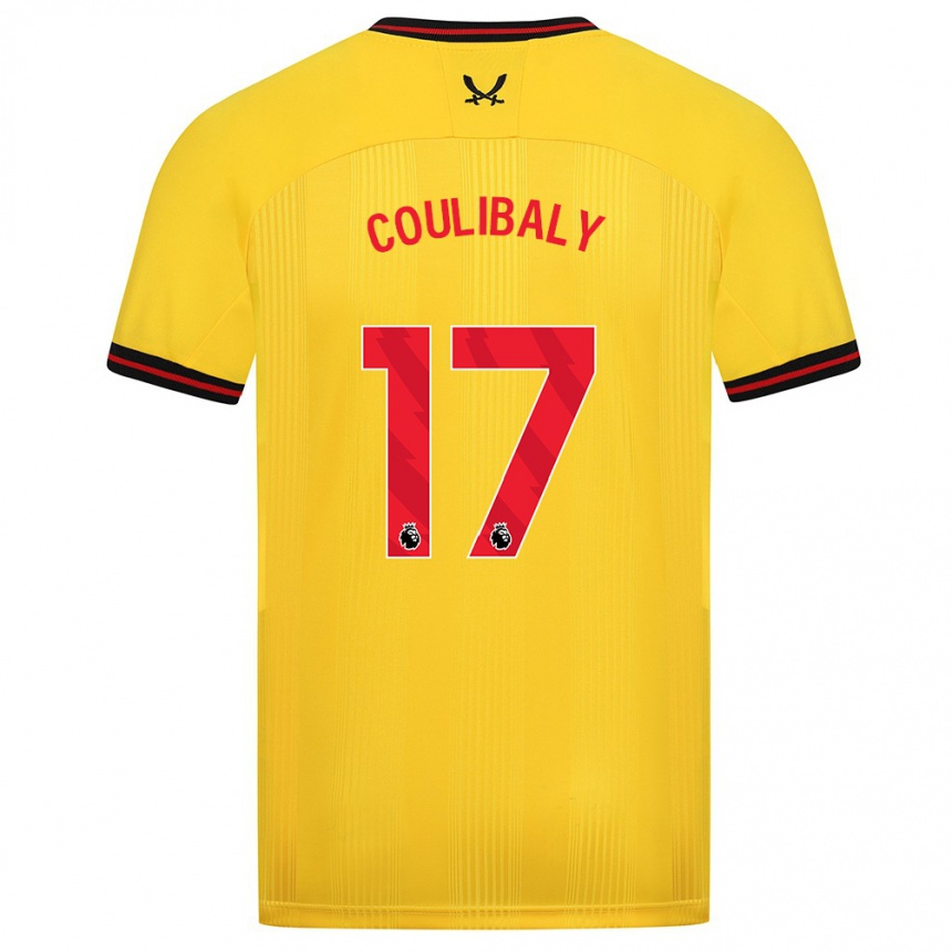 Niño Fútbol Camiseta Ismaila Coulibaly #17 Amarillo 2ª Equipación 2023/24 México