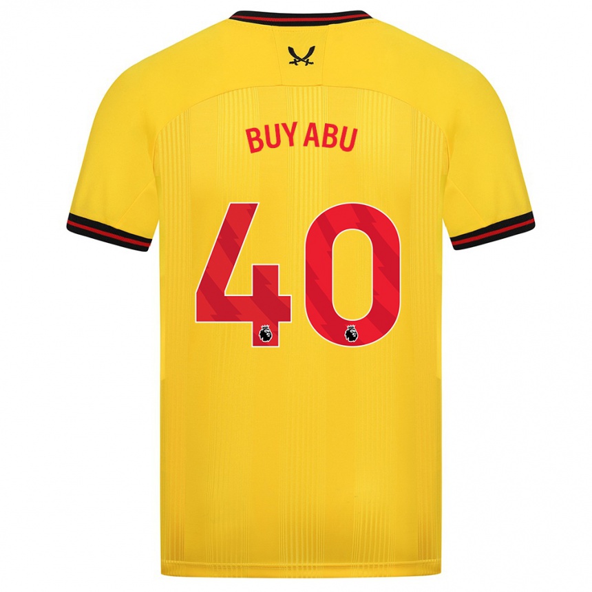 Niño Fútbol Camiseta Jili Buyabu #40 Amarillo 2ª Equipación 2023/24 México