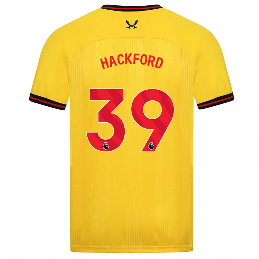 Niño Fútbol Camiseta Antwoine Hackford #39 Amarillo 2ª Equipación 2023/24 México