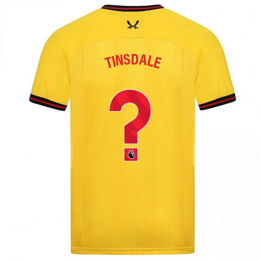 Niño Fútbol Camiseta Jay Tinsdale #0 Amarillo 2ª Equipación 2023/24 México