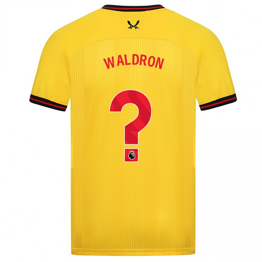 Niño Fútbol Camiseta Jack Waldron #0 Amarillo 2ª Equipación 2023/24 México