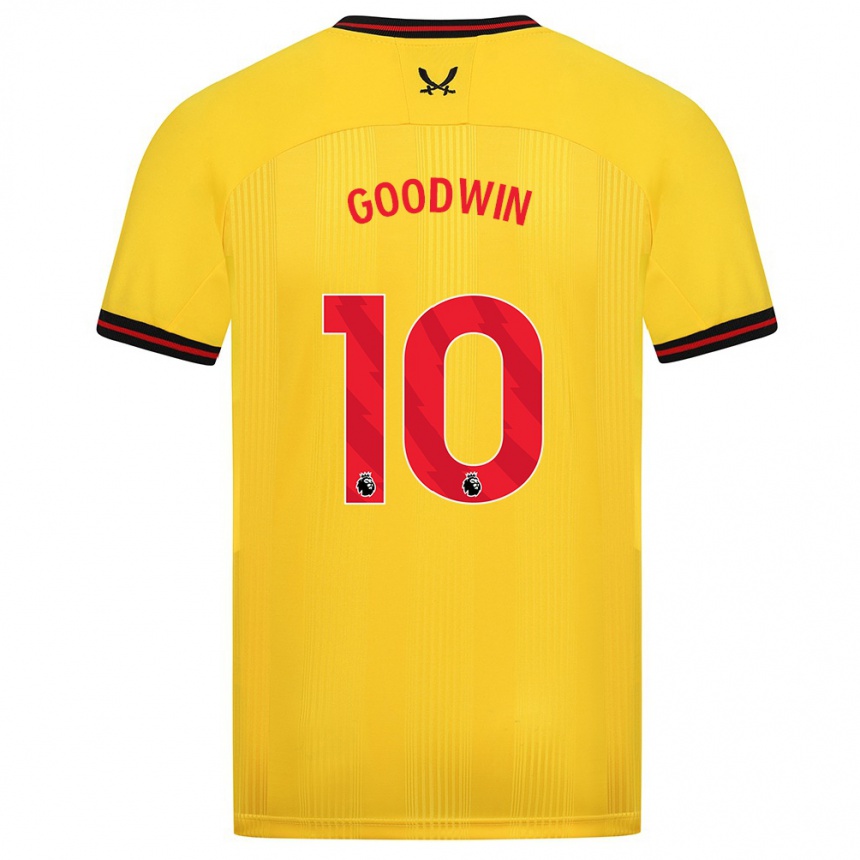 Niño Fútbol Camiseta Isobel Goodwin #10 Amarillo 2ª Equipación 2023/24 México