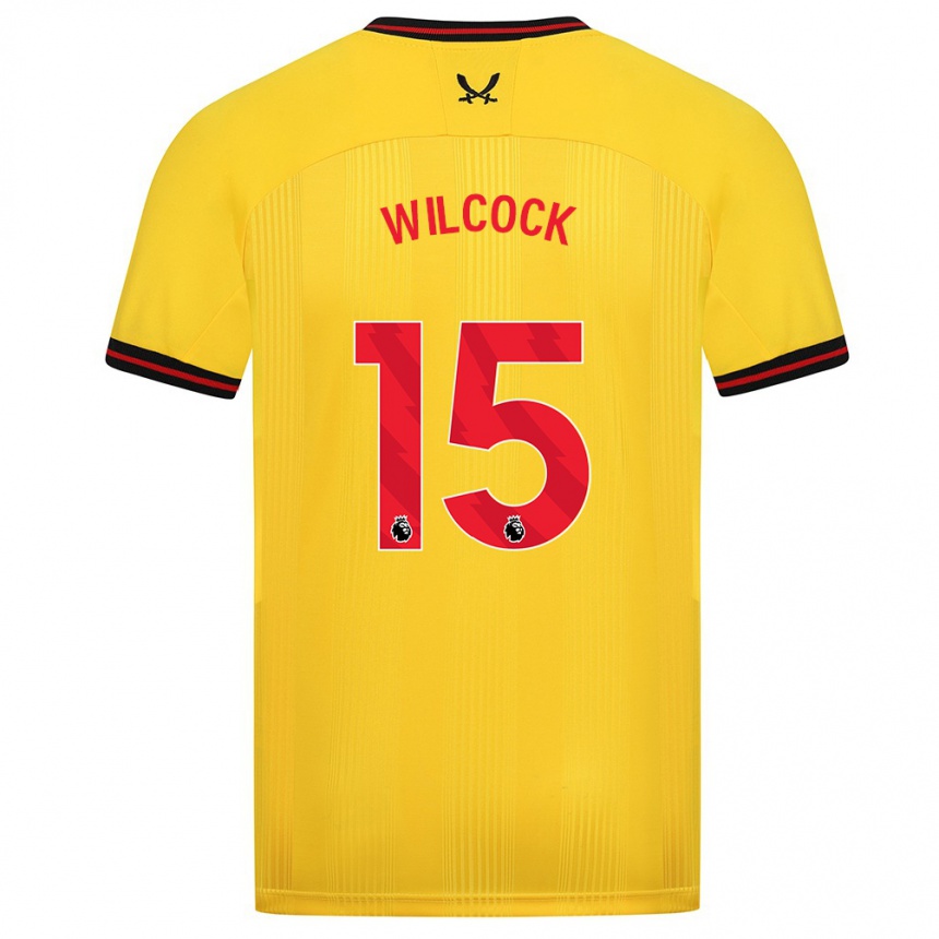 Niño Fútbol Camiseta Tamara Wilcock #15 Amarillo 2ª Equipación 2023/24 México