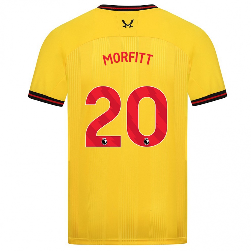 Niño Fútbol Camiseta Izzy Morfitt #20 Amarillo 2ª Equipación 2023/24 México