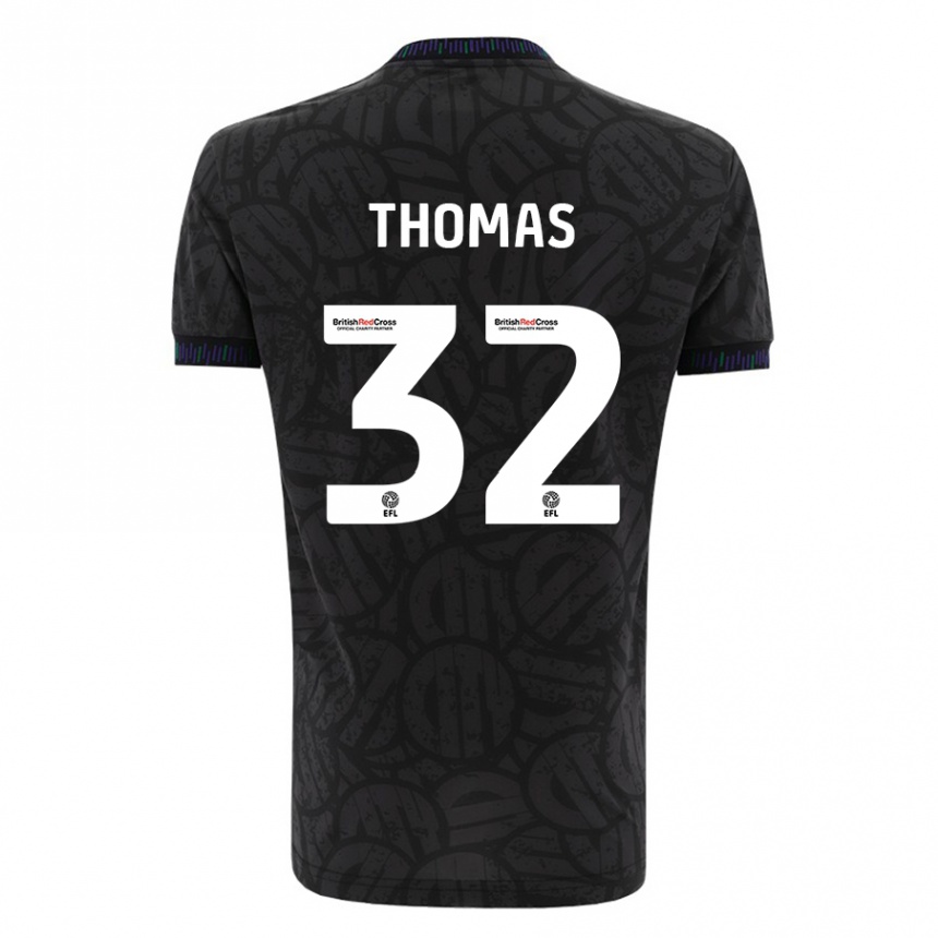 Niño Fútbol Camiseta Lewis Thomas #32 Negro 2ª Equipación 2023/24 México