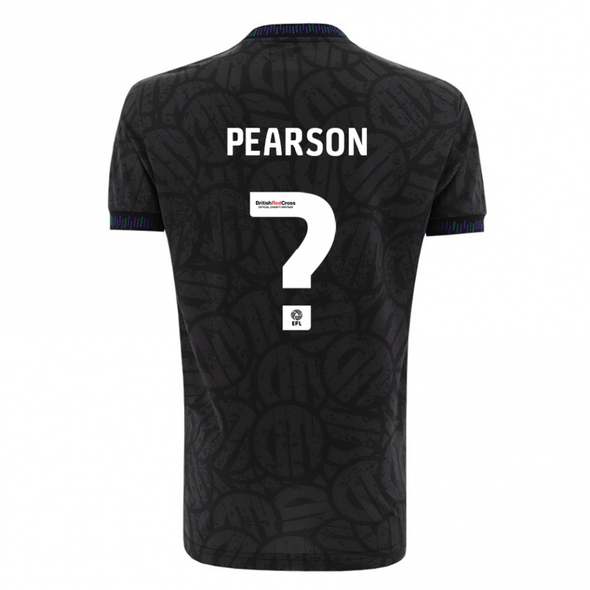 Niño Fútbol Camiseta Sam Pearson #0 Negro 2ª Equipación 2023/24 México