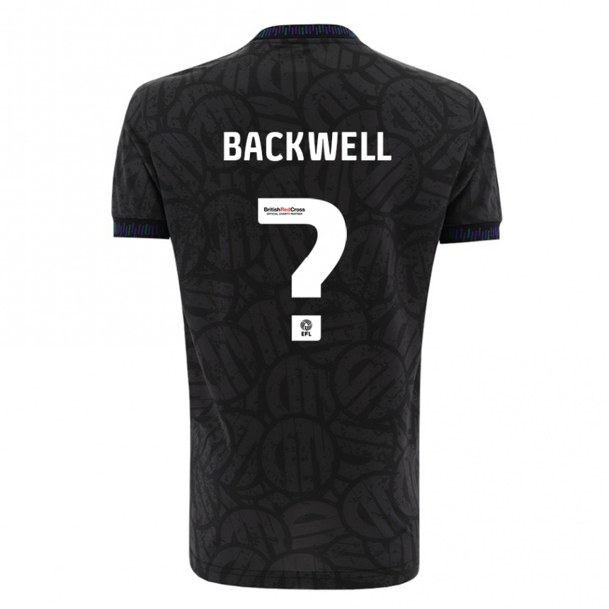 Niño Fútbol Camiseta Tommy Backwell #0 Negro 2ª Equipación 2023/24 México