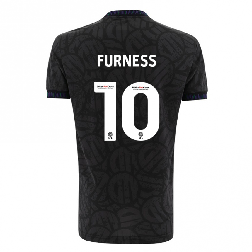 Niño Fútbol Camiseta Rachel Furness #10 Negro 2ª Equipación 2023/24 México