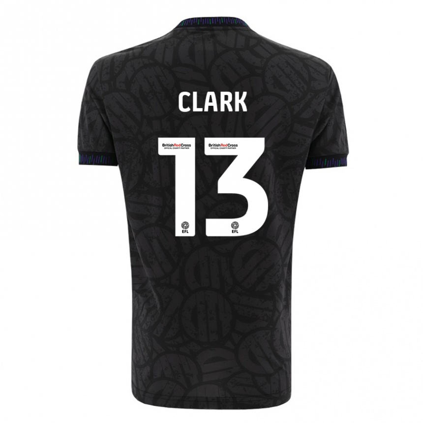 Niño Fútbol Camiseta Olivia Clark #13 Negro 2ª Equipación 2023/24 México