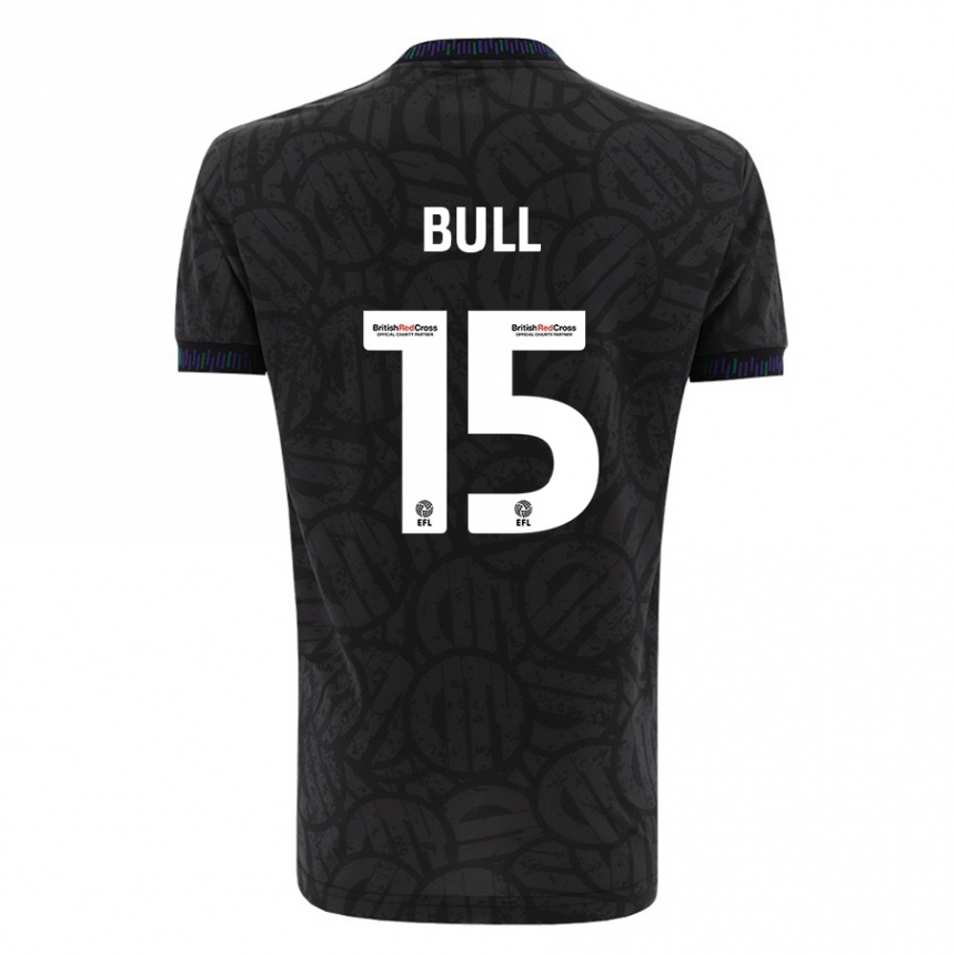 Niño Fútbol Camiseta Jasmine Bull #15 Negro 2ª Equipación 2023/24 México