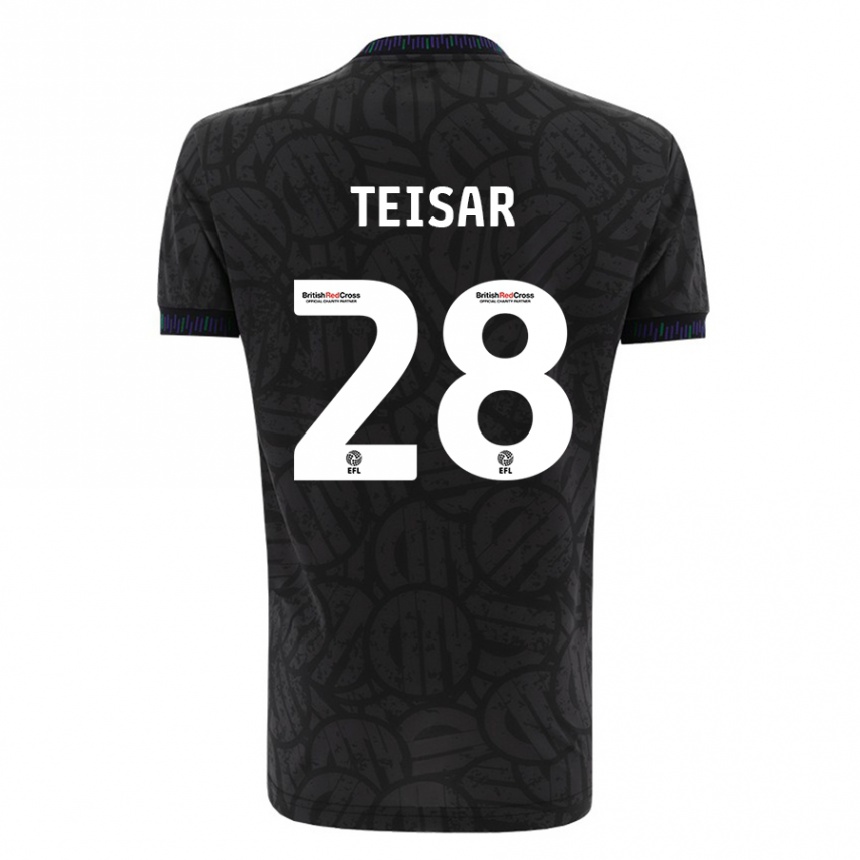 Niño Fútbol Camiseta Tianna Teisar #28 Negro 2ª Equipación 2023/24 México