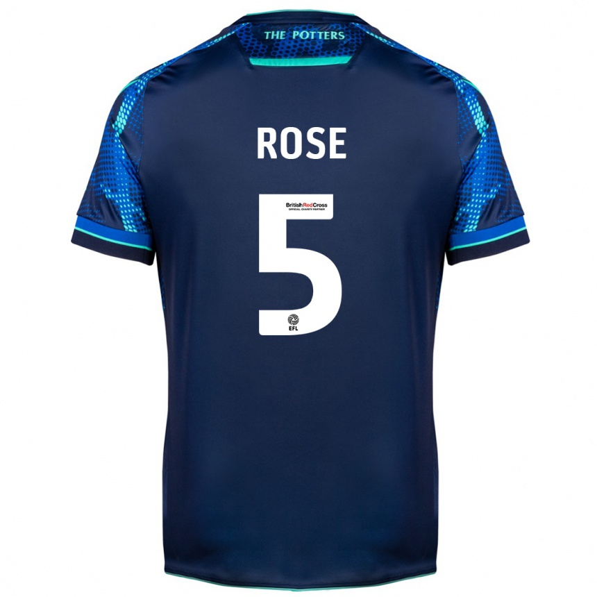 Niño Fútbol Camiseta Michael Rose #5 Armada 2ª Equipación 2023/24 México