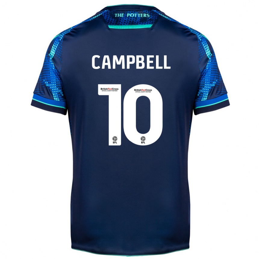 Niño Fútbol Camiseta Tyrese Campbell #10 Armada 2ª Equipación 2023/24 México