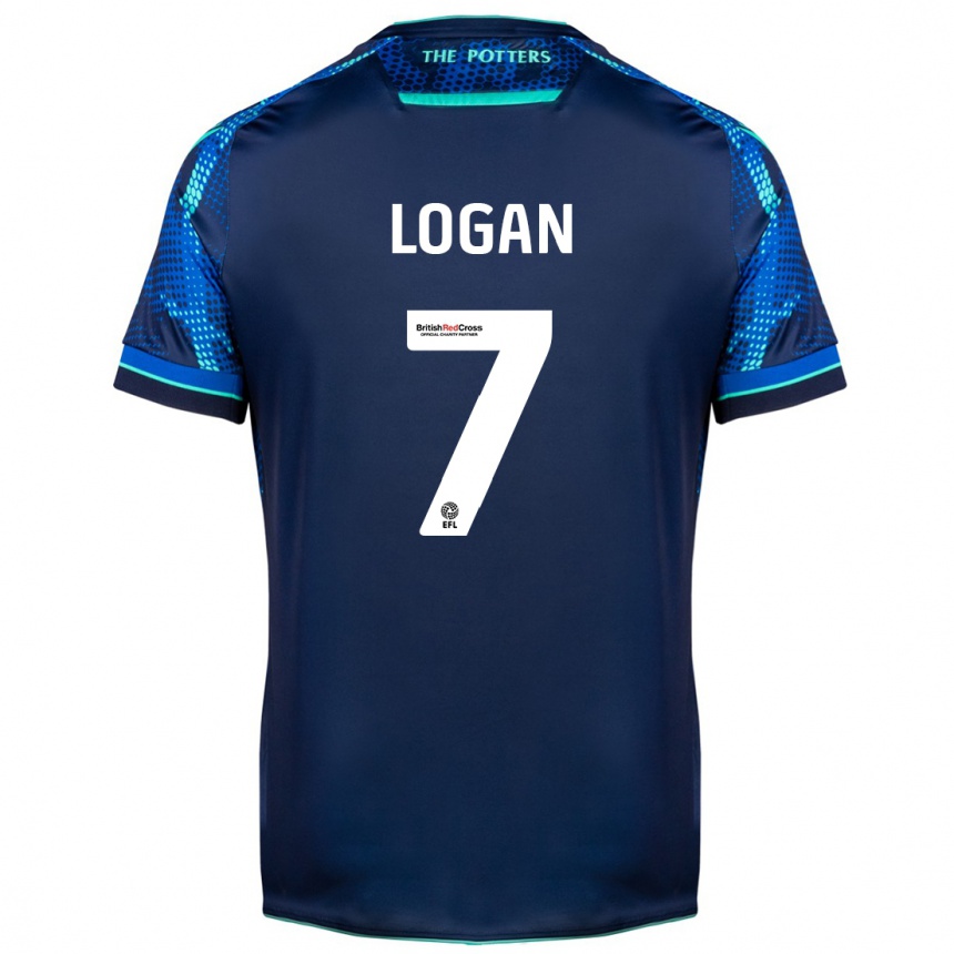 Niño Fútbol Camiseta Heidi Logan #7 Armada 2ª Equipación 2023/24 México