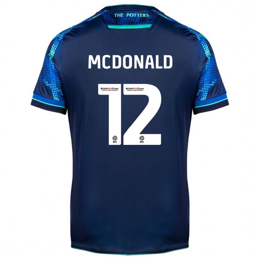 Niño Fútbol Camiseta Kayleigh Mcdonald #12 Armada 2ª Equipación 2023/24 México