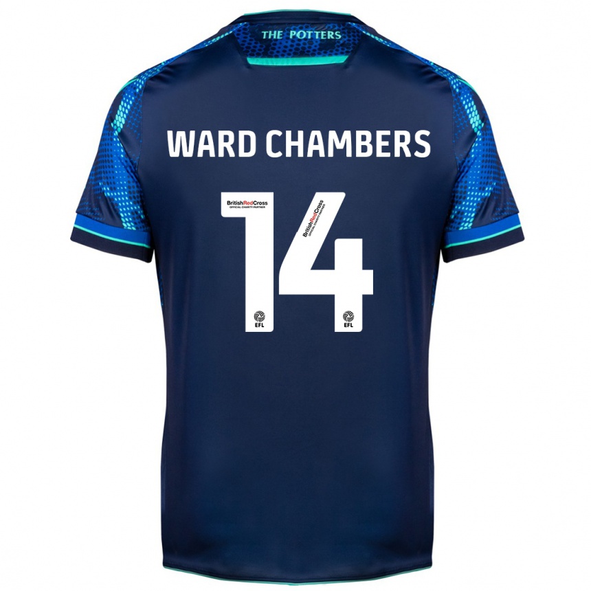 Niño Fútbol Camiseta Courtnay Ward-Chambers #14 Armada 2ª Equipación 2023/24 México