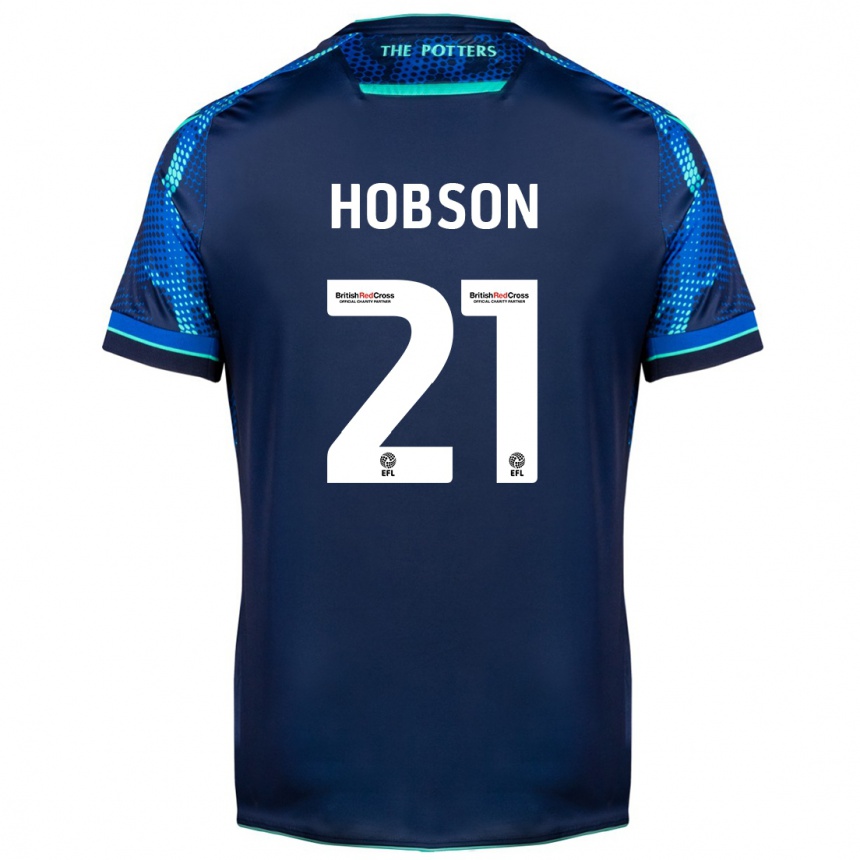 Niño Fútbol Camiseta Elizabeth Hobson #21 Armada 2ª Equipación 2023/24 México