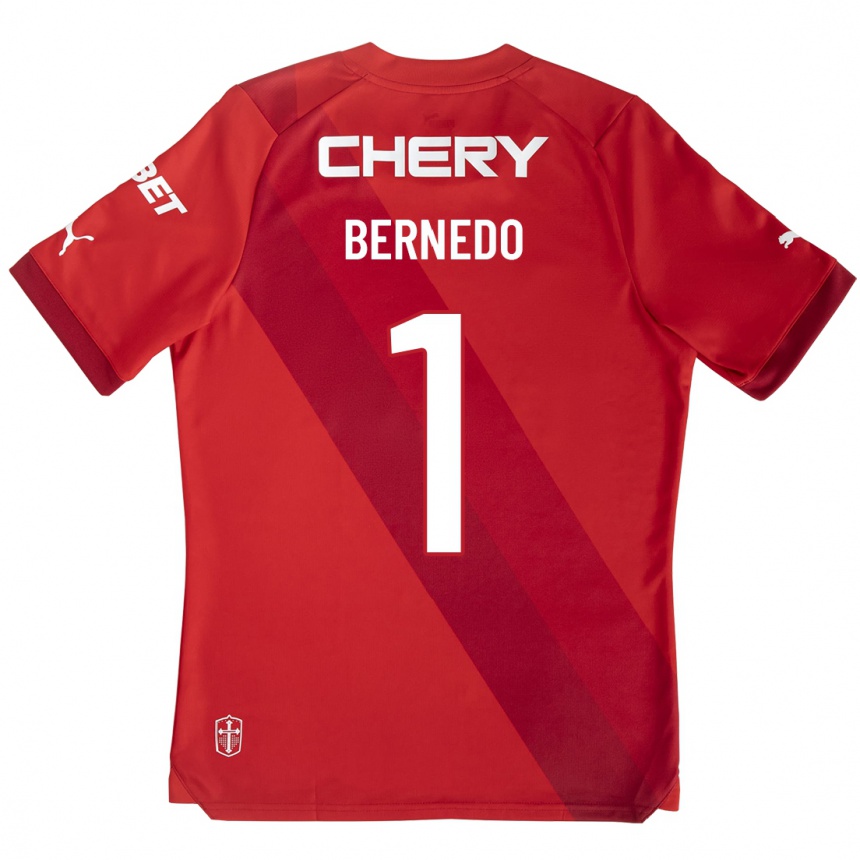 Niño Fútbol Camiseta Vicente Bernedo #1 Rojo 2ª Equipación 2023/24 México