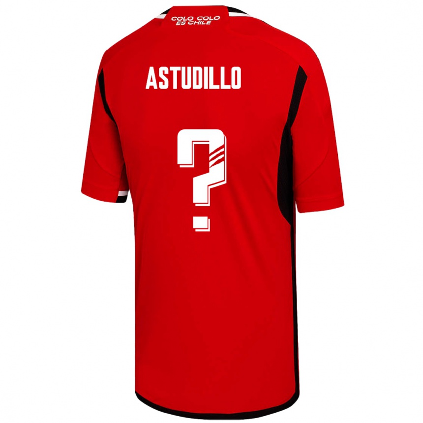 Niño Fútbol Camiseta Jerall Astudillo #0 Rojo 2ª Equipación 2023/24 México