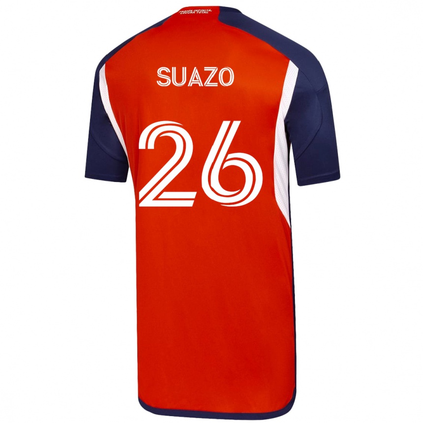 Niño Fútbol Camiseta Gretzel Suazo #26 Blanco 2ª Equipación 2023/24 México