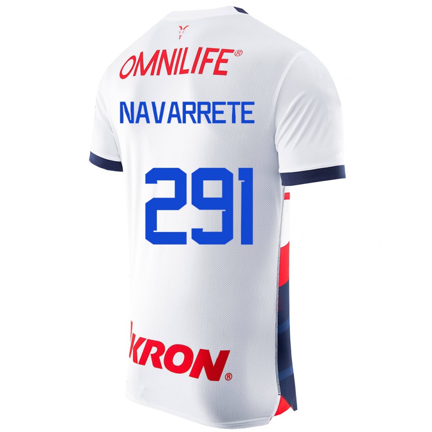 Niño Fútbol Camiseta Cristo Navarrete #291 Blanco 2ª Equipación 2023/24 México