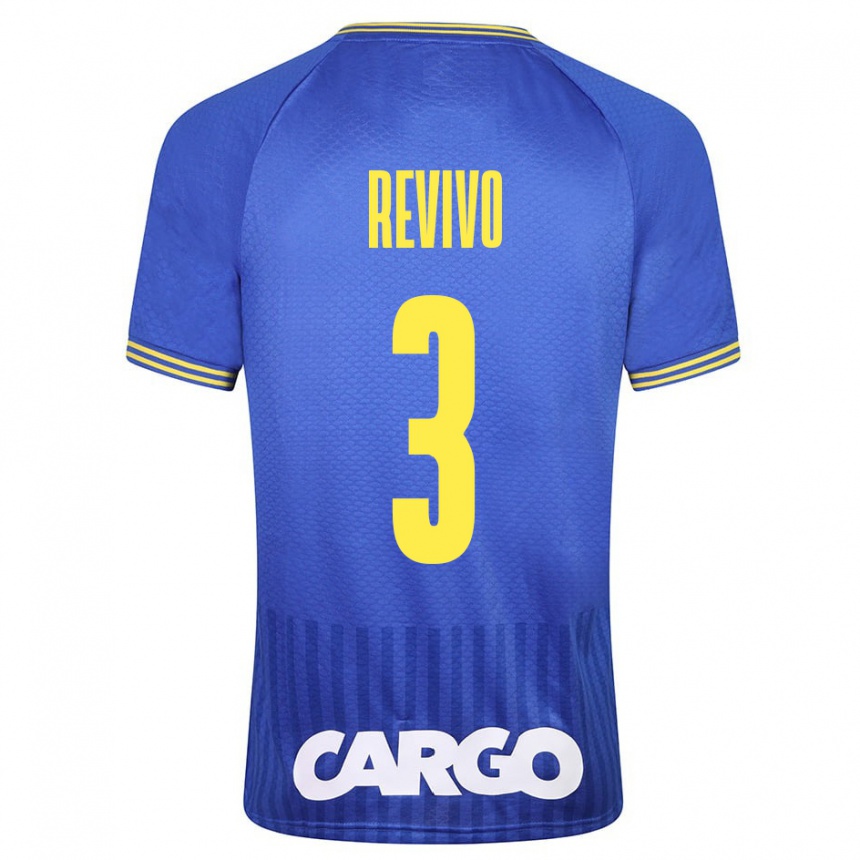 Niño Fútbol Camiseta Roy Revivo #3 Azul 2ª Equipación 2023/24 México