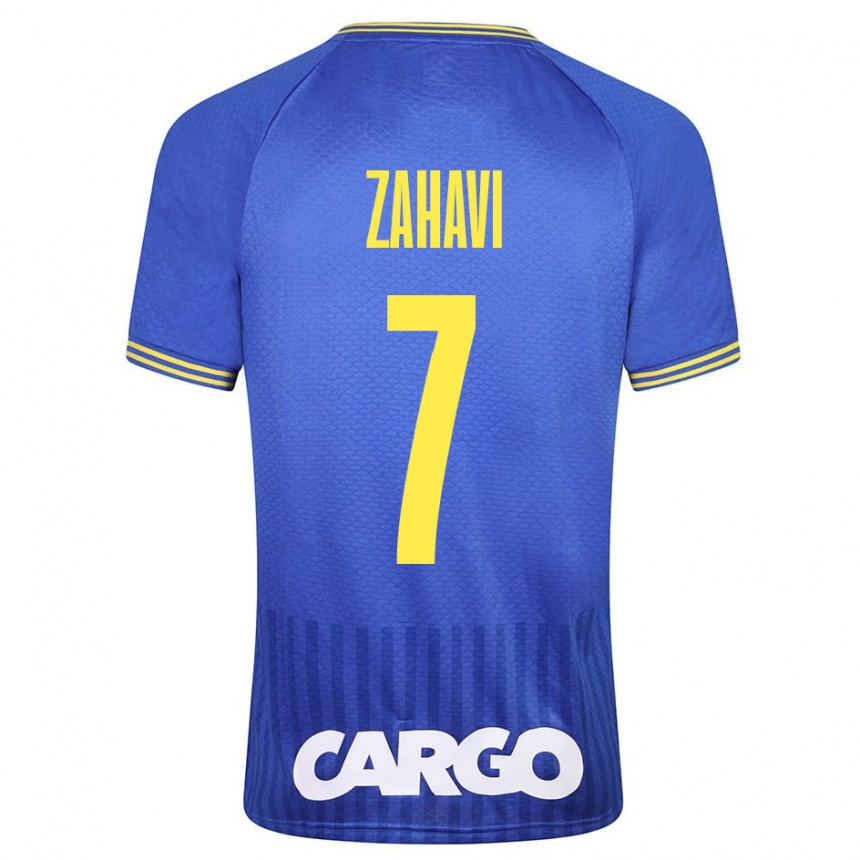 Niño Fútbol Camiseta Eran Zahavi #7 Azul 2ª Equipación 2023/24 México