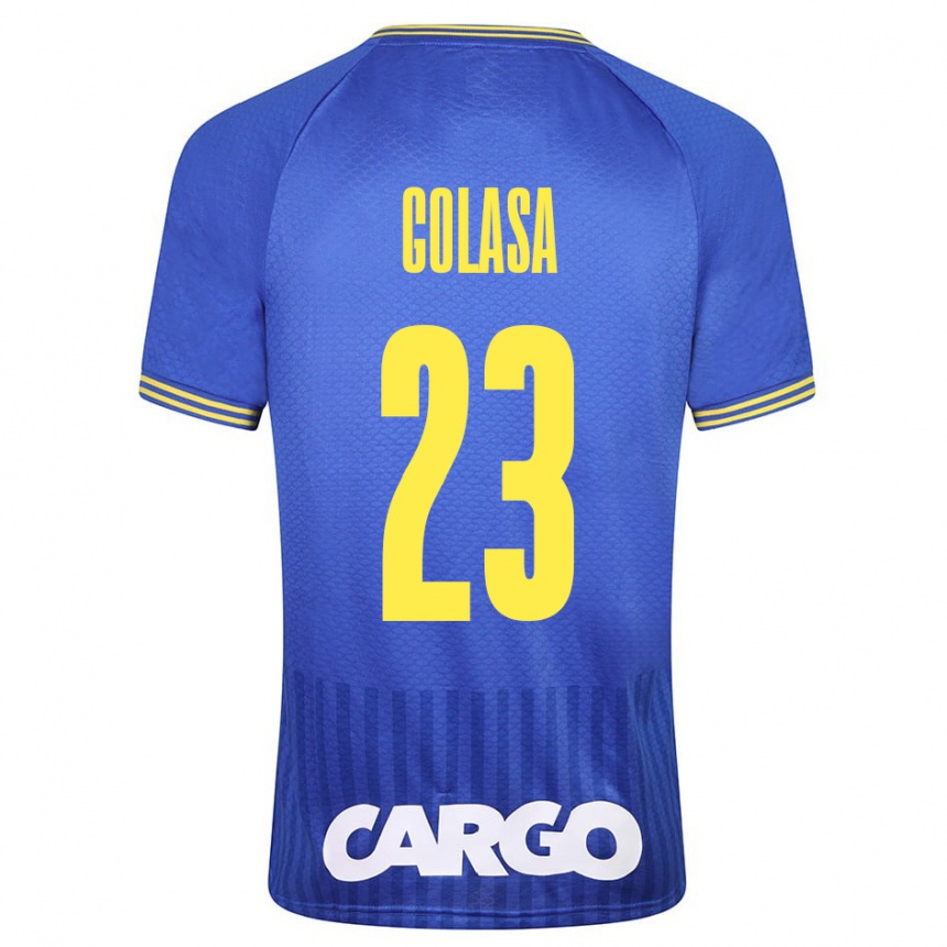 Niño Fútbol Camiseta Eyal Golasa #23 Azul 2ª Equipación 2023/24 México