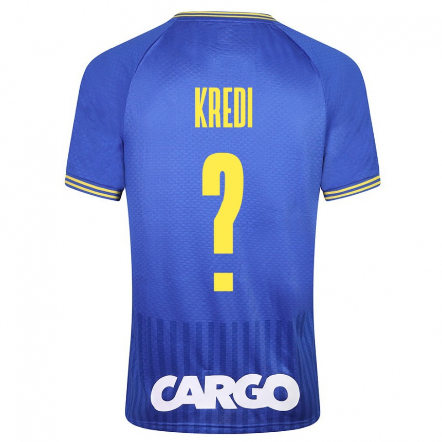 Niño Fútbol Camiseta Amit Kredi #0 Azul 2ª Equipación 2023/24 México