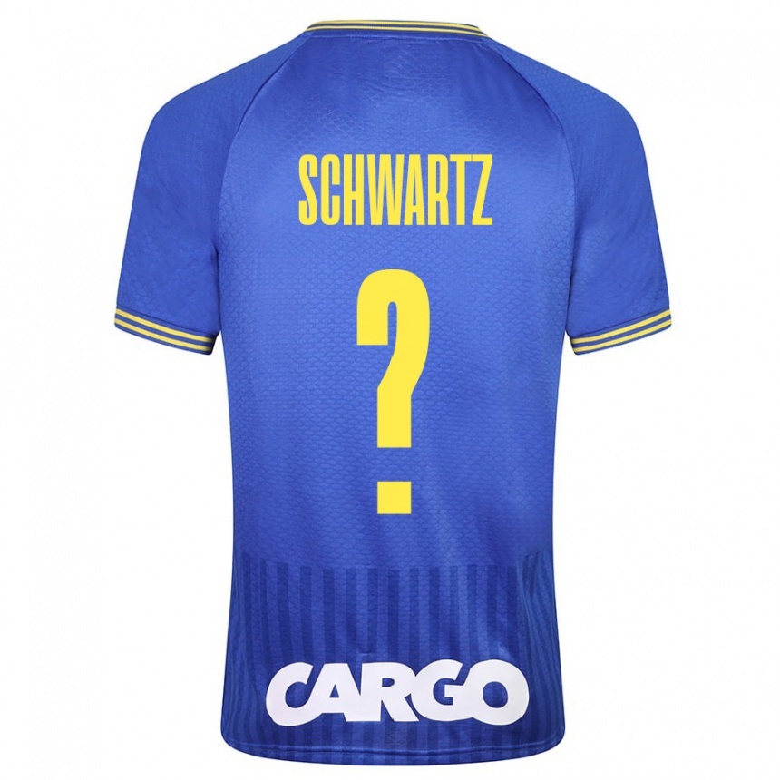 Niño Fútbol Camiseta Noam Schwartz #0 Azul 2ª Equipación 2023/24 México