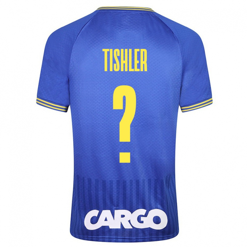 Niño Fútbol Camiseta Daniel Tishler #0 Azul 2ª Equipación 2023/24 México