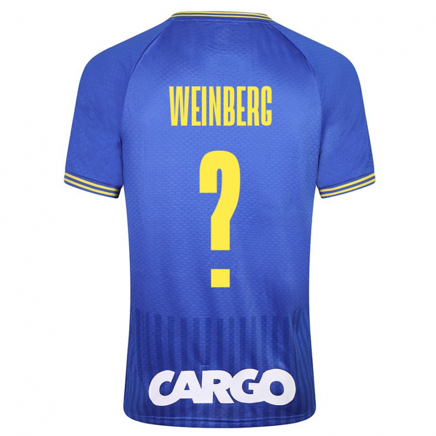 Niño Fútbol Camiseta Idan Weinberg #0 Azul 2ª Equipación 2023/24 México