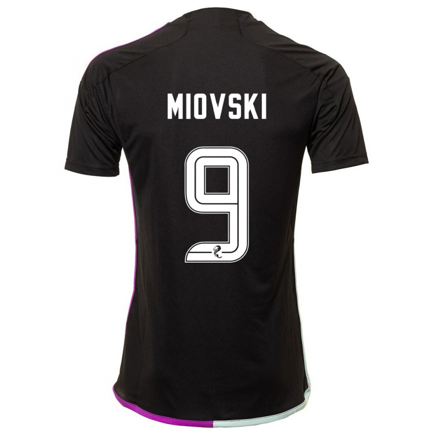 Niño Fútbol Camiseta Bojan Miovski #9 Negro 2ª Equipación 2023/24 México