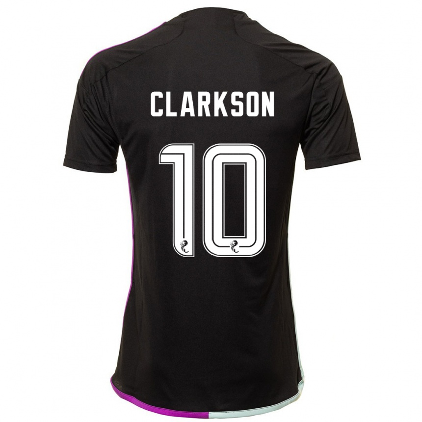 Niño Fútbol Camiseta Leighton Clarkson #10 Negro 2ª Equipación 2023/24 México