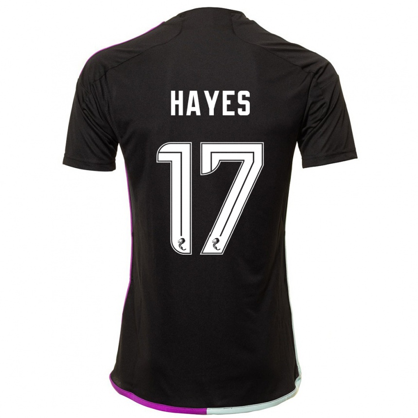 Niño Fútbol Camiseta Jonny Hayes #17 Negro 2ª Equipación 2023/24 México