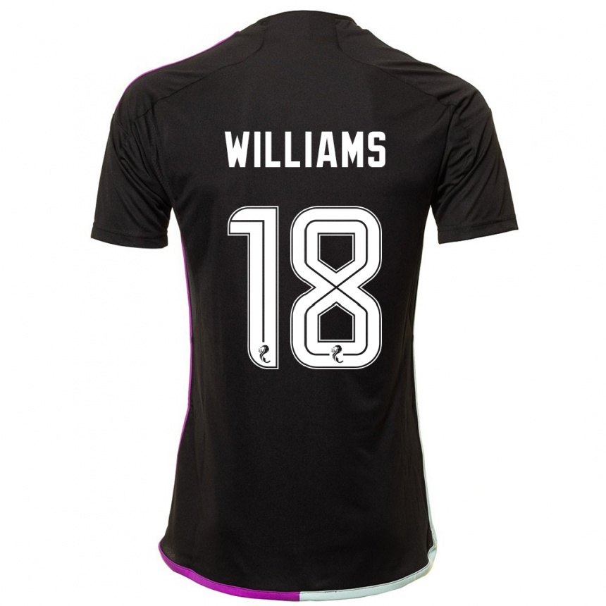 Niño Fútbol Camiseta Rhys Williams #18 Negro 2ª Equipación 2023/24 México