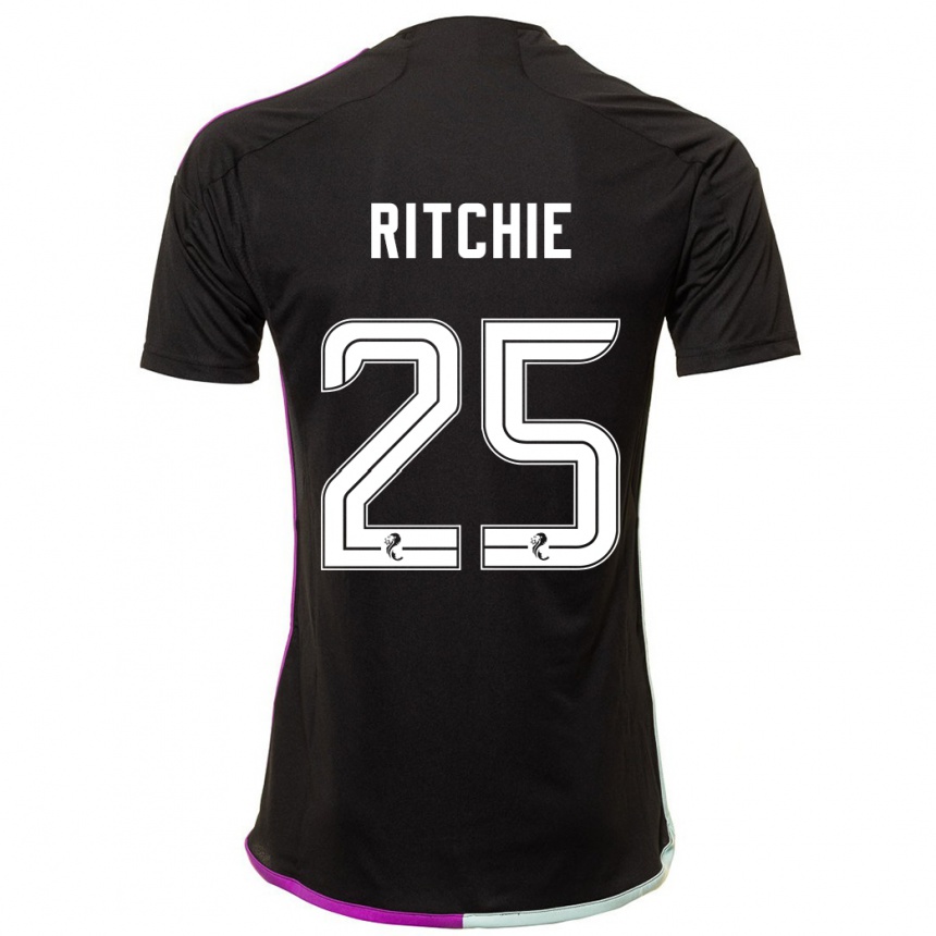 Niño Fútbol Camiseta Tom Ritchie #25 Negro 2ª Equipación 2023/24 México