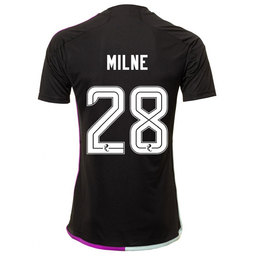 Niño Fútbol Camiseta Jack Milne #28 Negro 2ª Equipación 2023/24 México