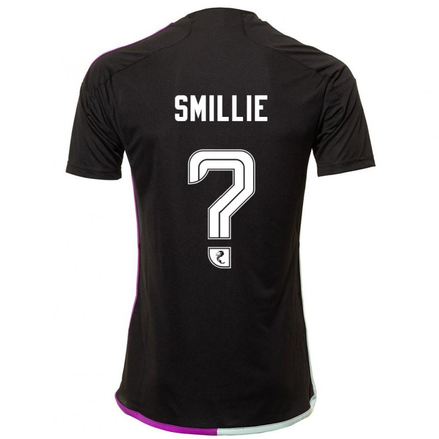 Niño Fútbol Camiseta Reuben Smillie #0 Negro 2ª Equipación 2023/24 México