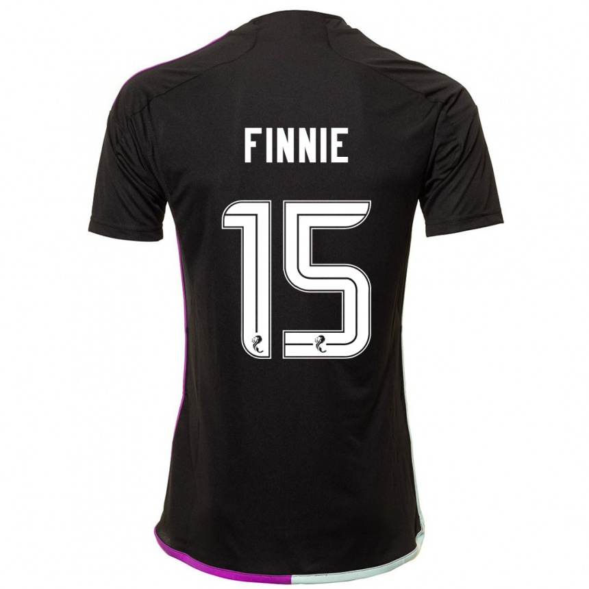 Niño Fútbol Camiseta Maddison Finnie #15 Negro 2ª Equipación 2023/24 México