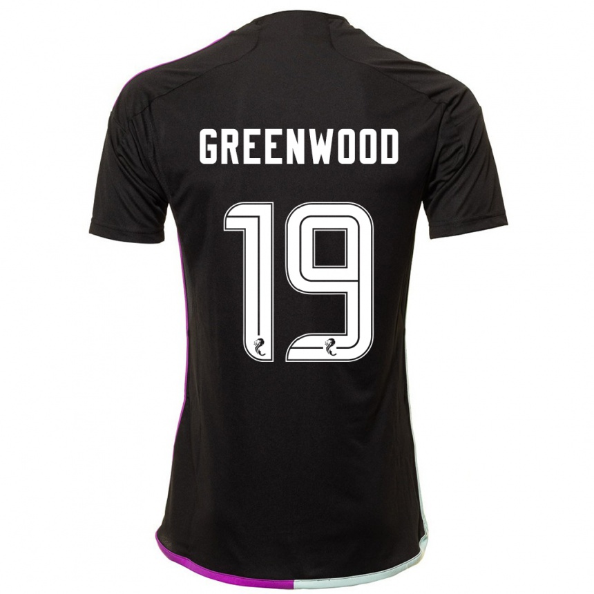 Niño Fútbol Camiseta Brodie Greenwood #19 Negro 2ª Equipación 2023/24 México