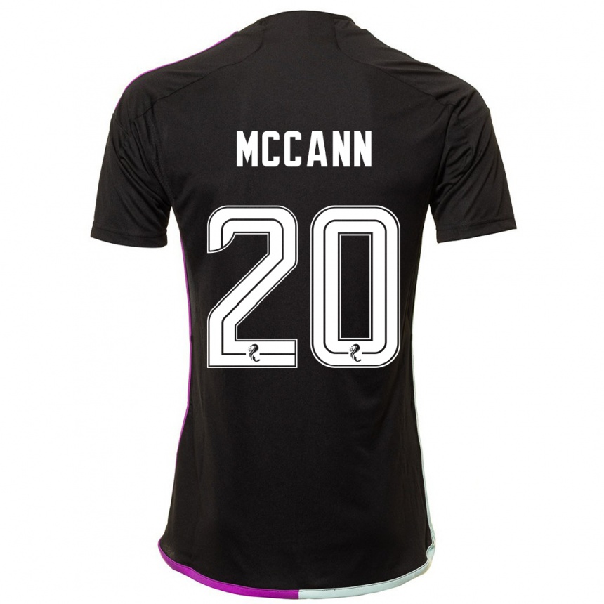 Niño Fútbol Camiseta Annalisa Mccann #20 Negro 2ª Equipación 2023/24 México