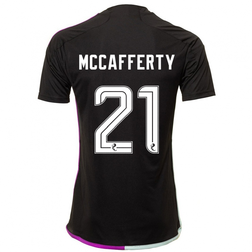 Niño Fútbol Camiseta Eirinn Mccafferty #21 Negro 2ª Equipación 2023/24 México