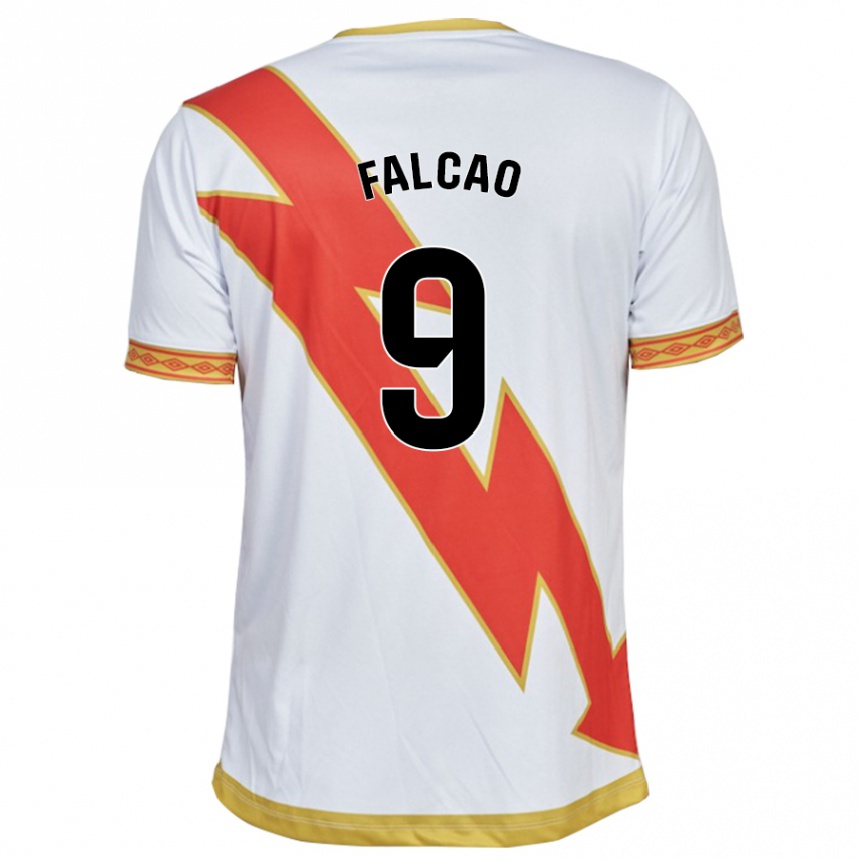 Hombre Fútbol Camiseta Radamel Falcao #9 Blanco 1ª Equipación 2023/24 México