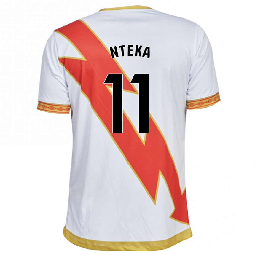 Hombre Fútbol Camiseta Randy Nteka #11 Blanco 1ª Equipación 2023/24 México