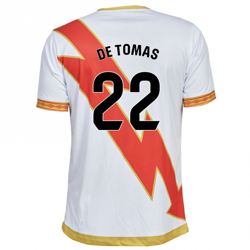 Hombre Fútbol Camiseta Raúl De Tomás #22 Blanco 1ª Equipación 2023/24 México