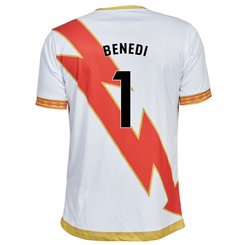 Hombre Fútbol Camiseta Miguel Benedi #1 Blanco 1ª Equipación 2023/24 México