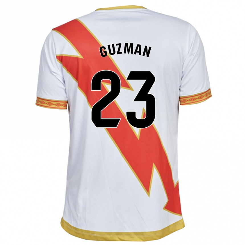 Hombre Fútbol Camiseta Miguel Guzmán #23 Blanco 1ª Equipación 2023/24 México