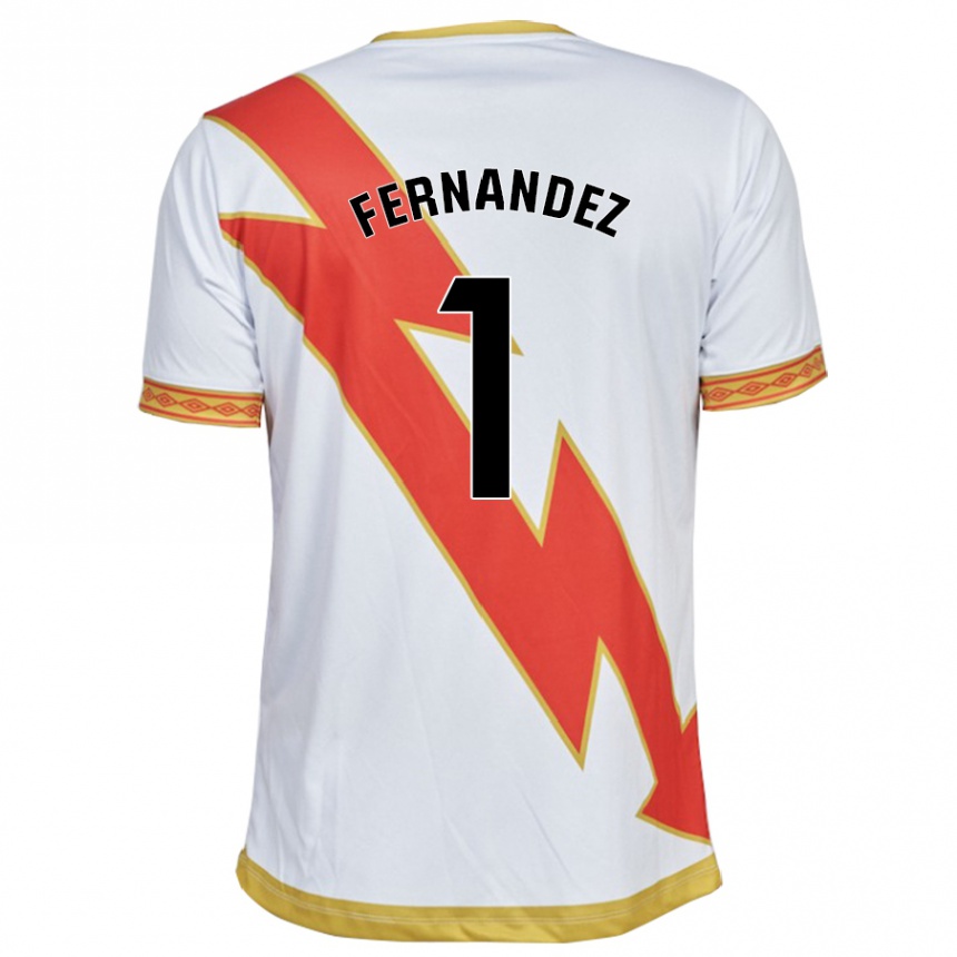 Hombre Fútbol Camiseta Nerea Fernández Santos #1 Blanco 1ª Equipación 2023/24 México